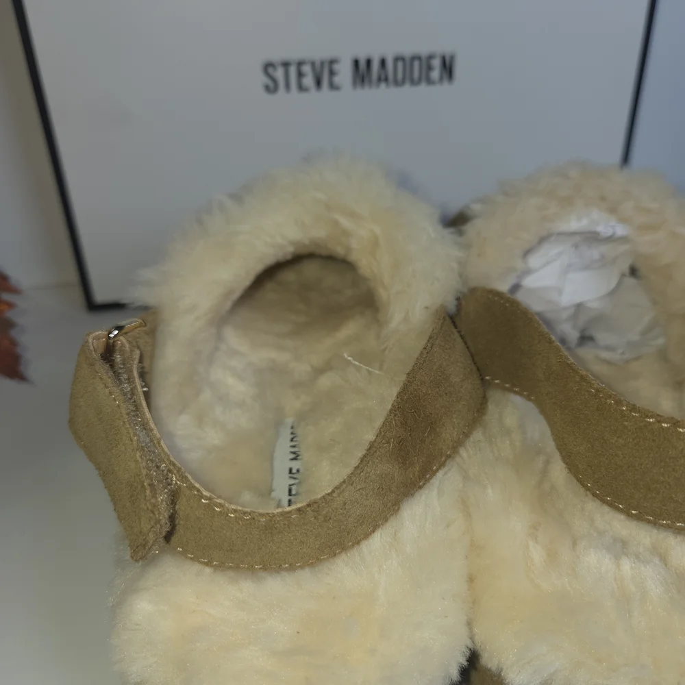 Steve Madden Tan Suede Slip-On Shoes - Picture 5 of 10